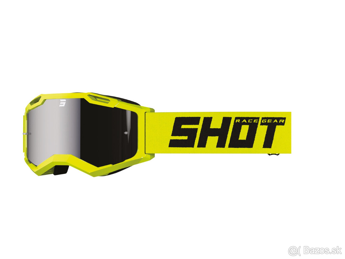 shot mx okuliare žlté titánové zrka. sklo