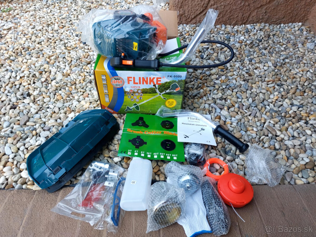 Benzínový motorový krovinorez kosačka vyžínač Flinke 5.8HP