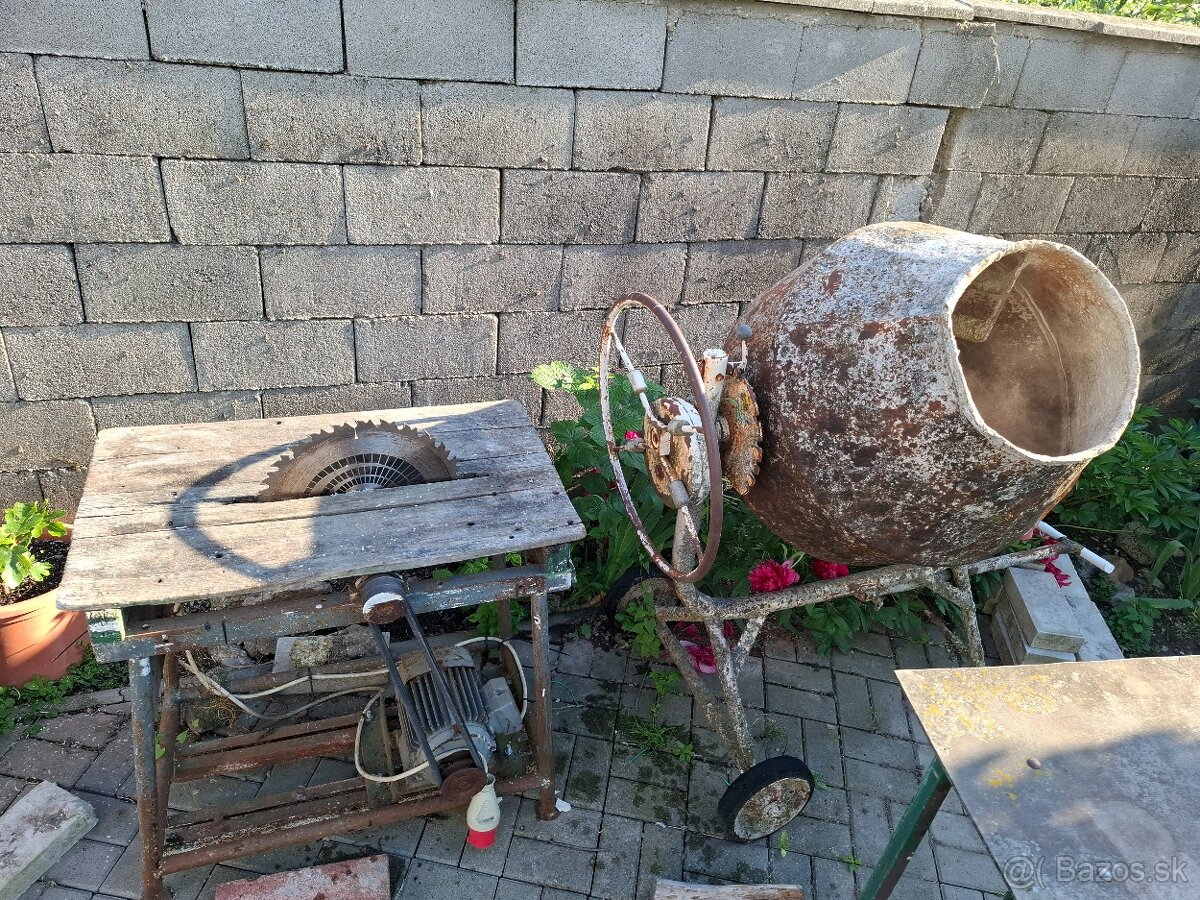 Predám miešačku plus cirkular