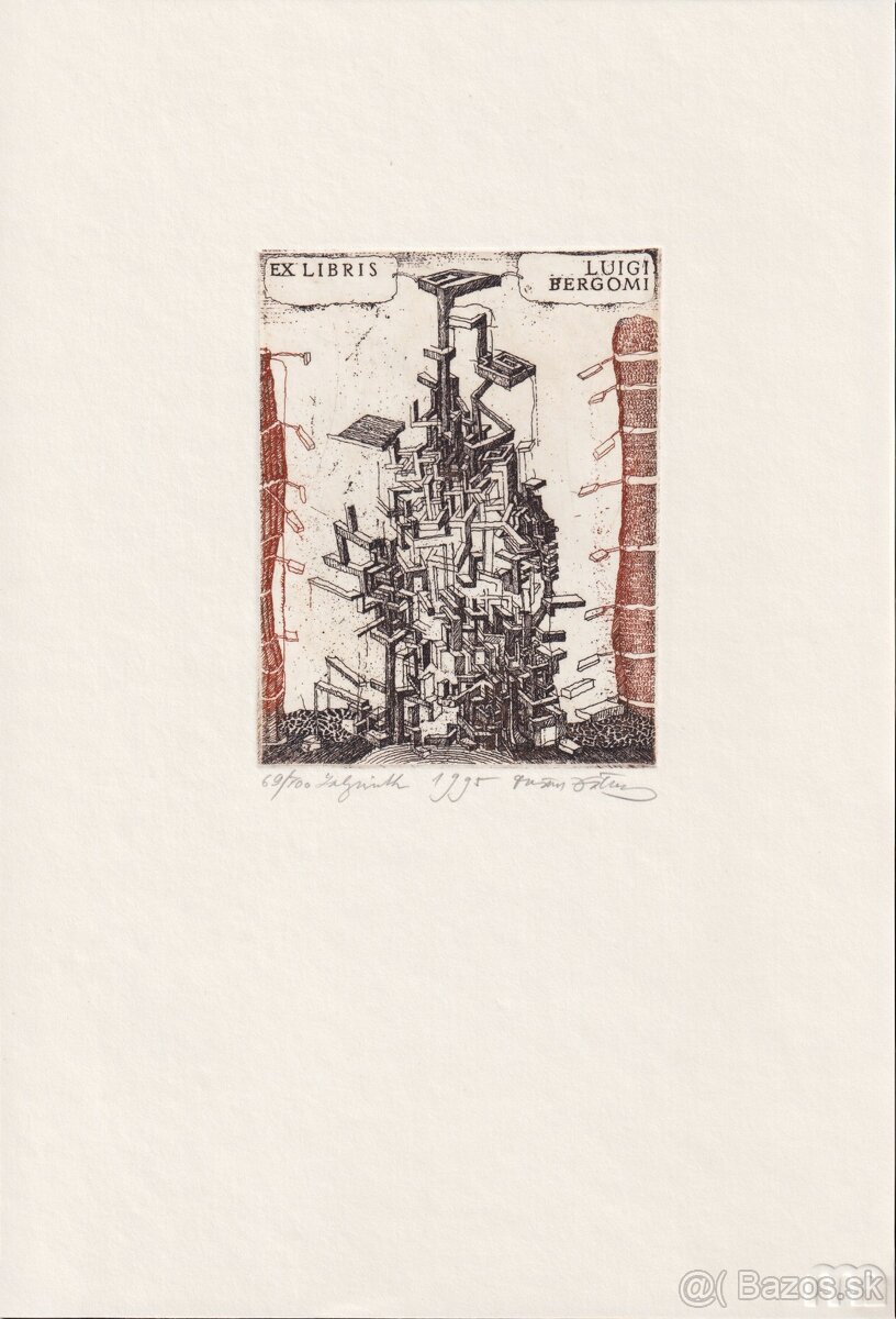 predam grafiky exlibris Dusan Kallay