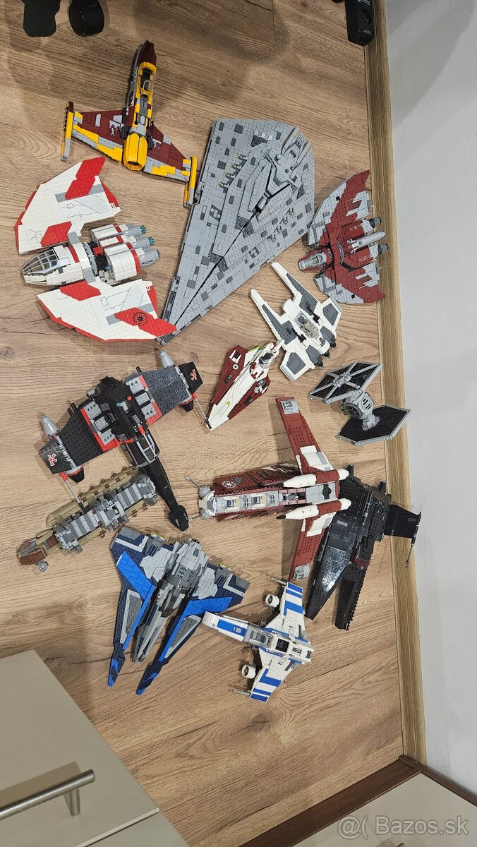 Predám viacero lego star wars setov bez figúriek
