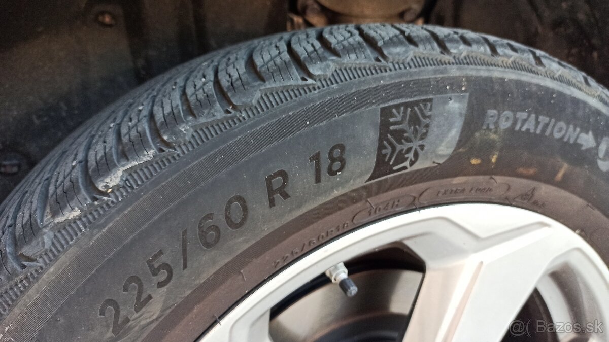 225/60 R18 Michelin zimné pneumatiky