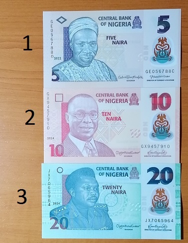 Bankovky Nigéria