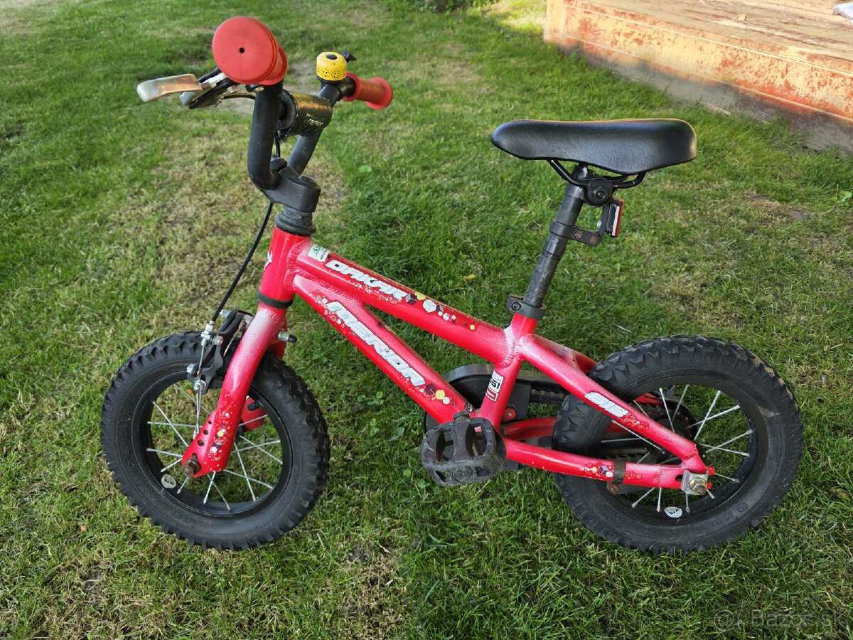 🔴 Detský bicykel DHS 12" – vhodný pre najmenších
