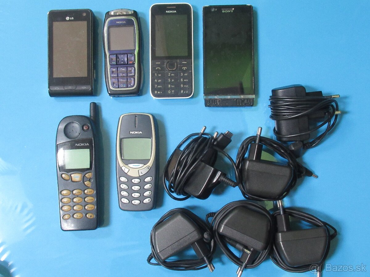 MOBILNÉ TELEFÓNY A NABÍJAČKY