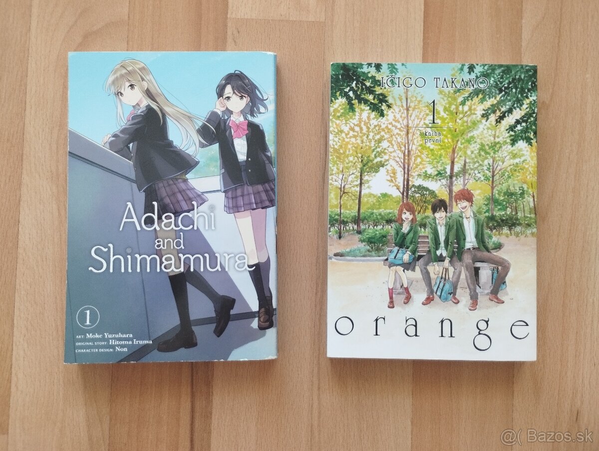 manga Orange + Adachi and Shimamura