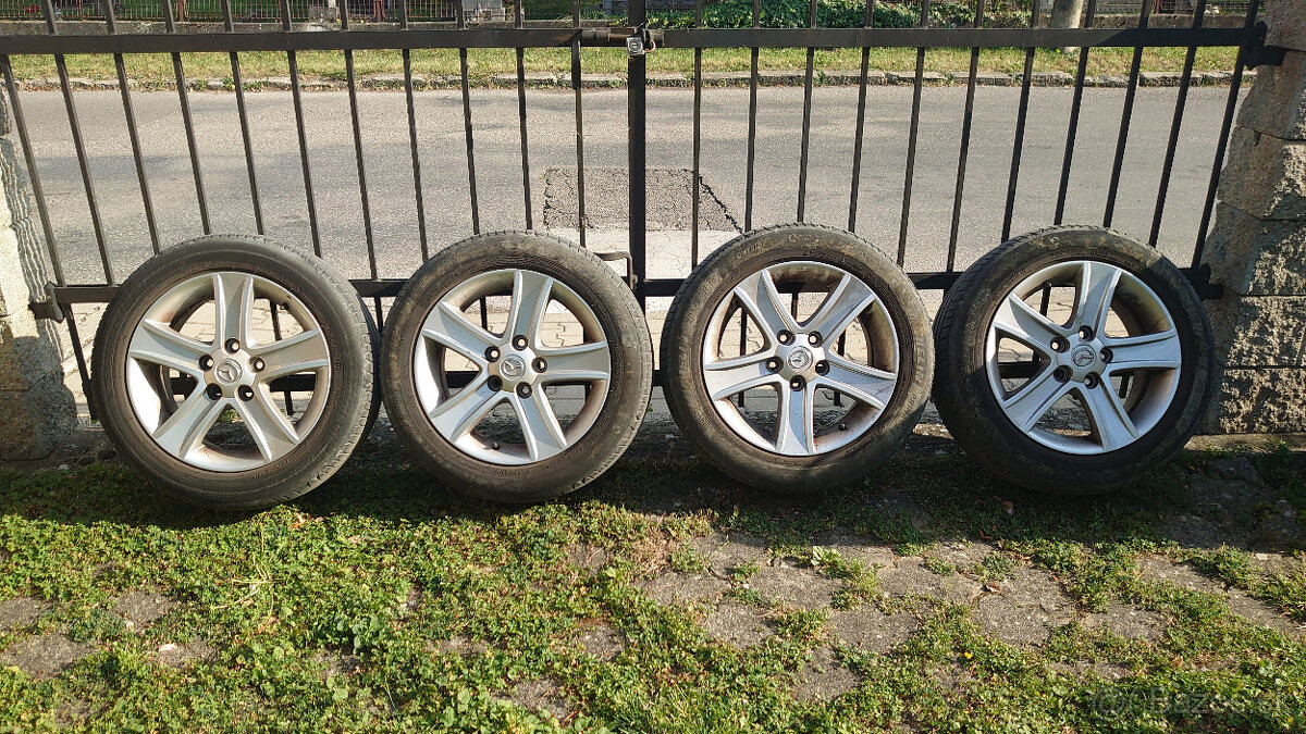 205/55 R16 letné michelin Primacy, disky 5x114,3 R16 mazda