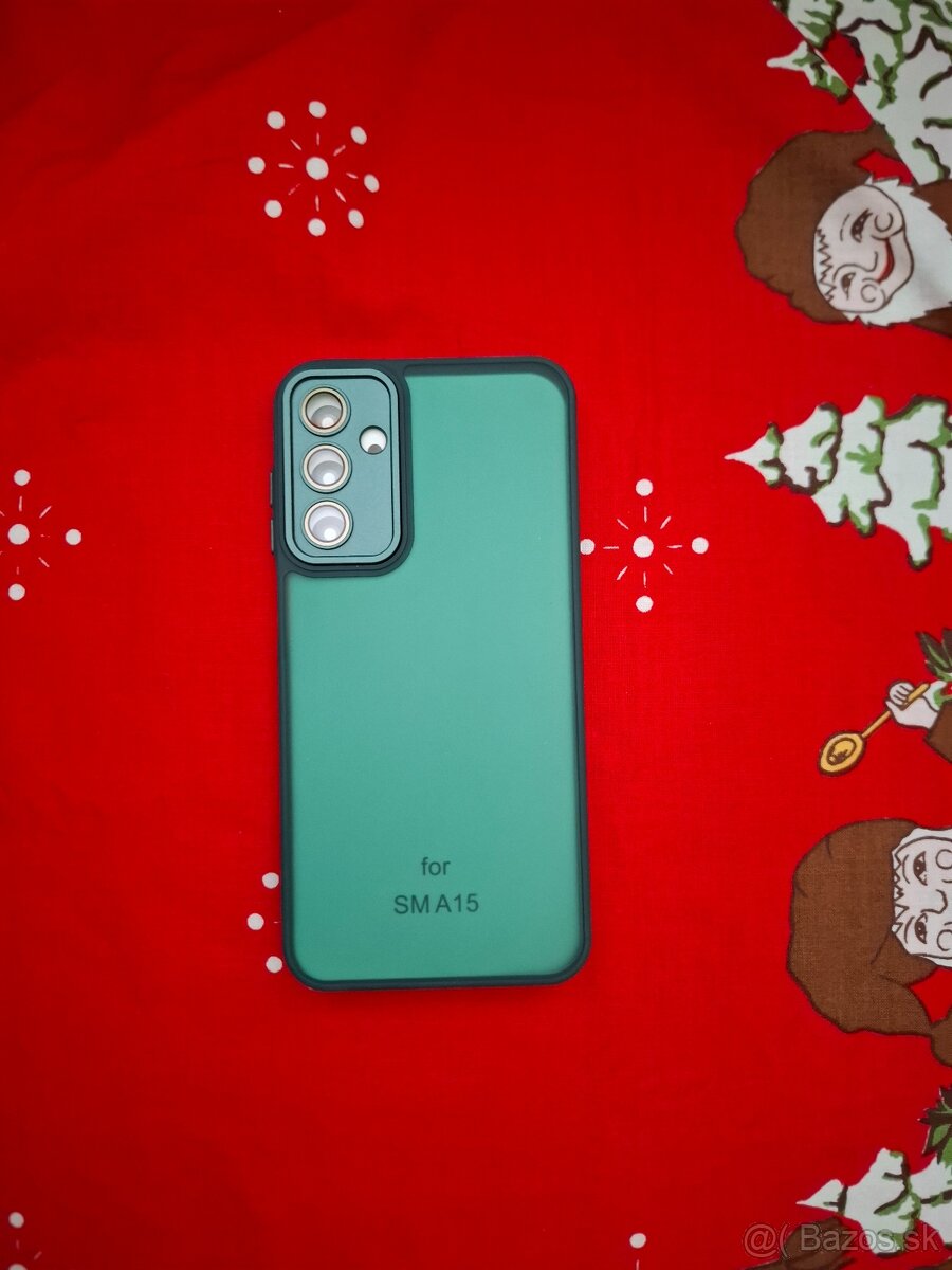 Cover zadný na Samsung A15 zelený výhoda chráni fotoaparát l