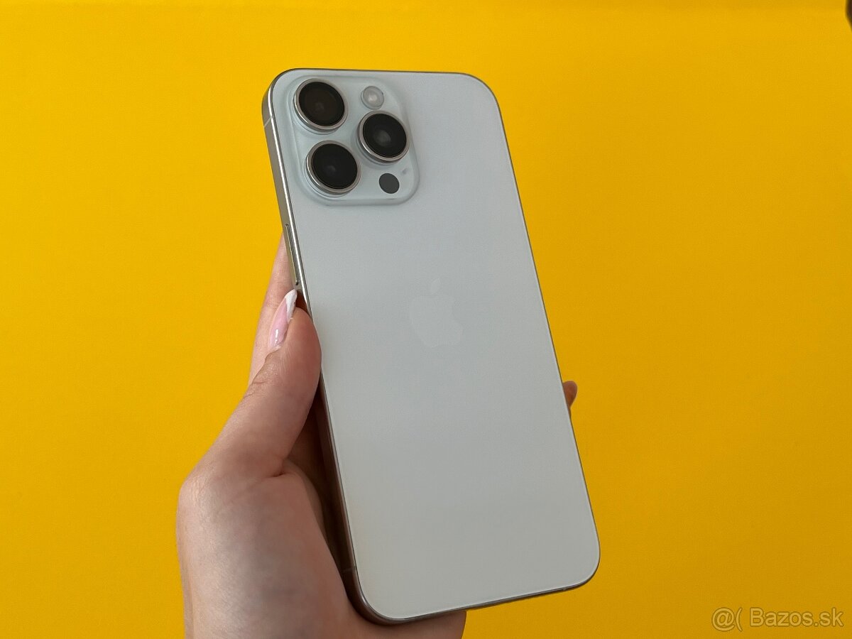 iPhone 15 Pro Max 256GB White + Záruka
