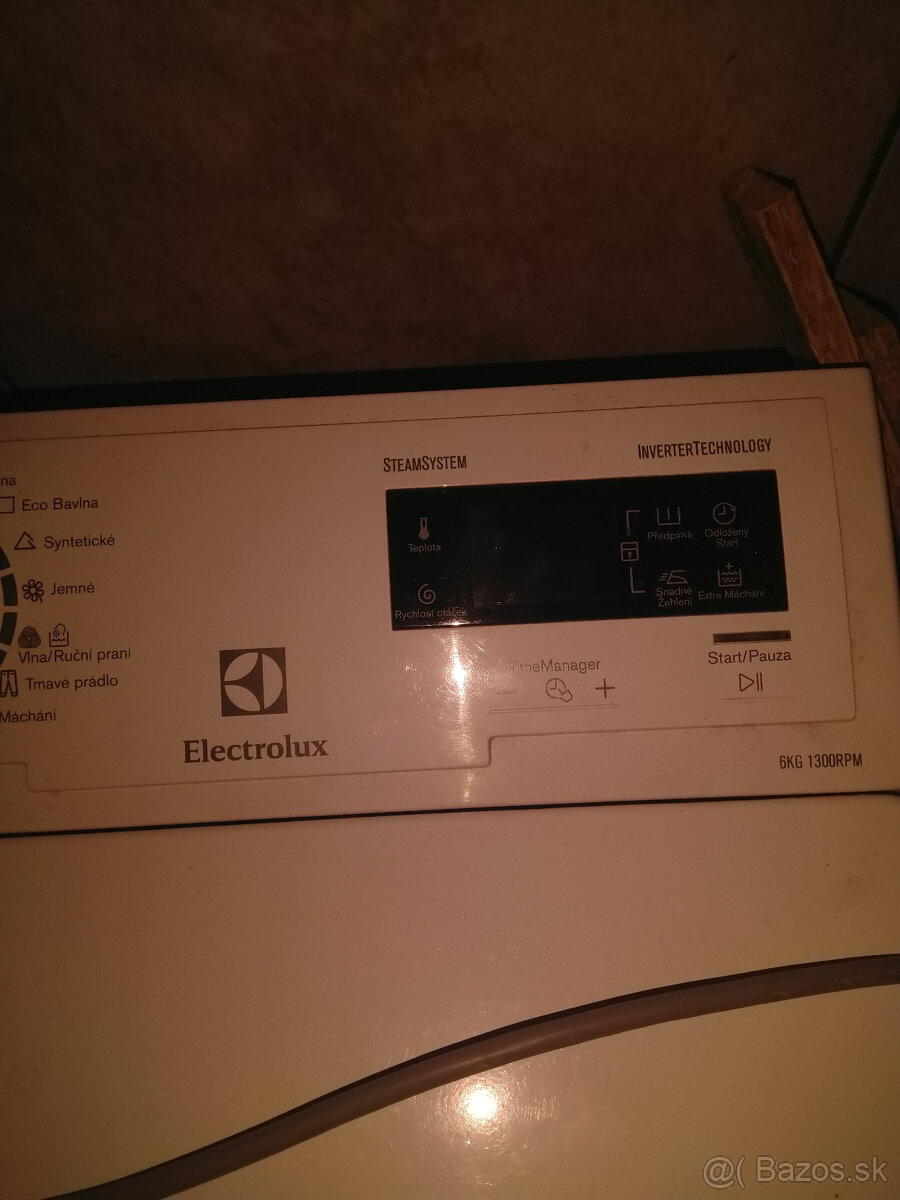 práčka elektrolux na diely