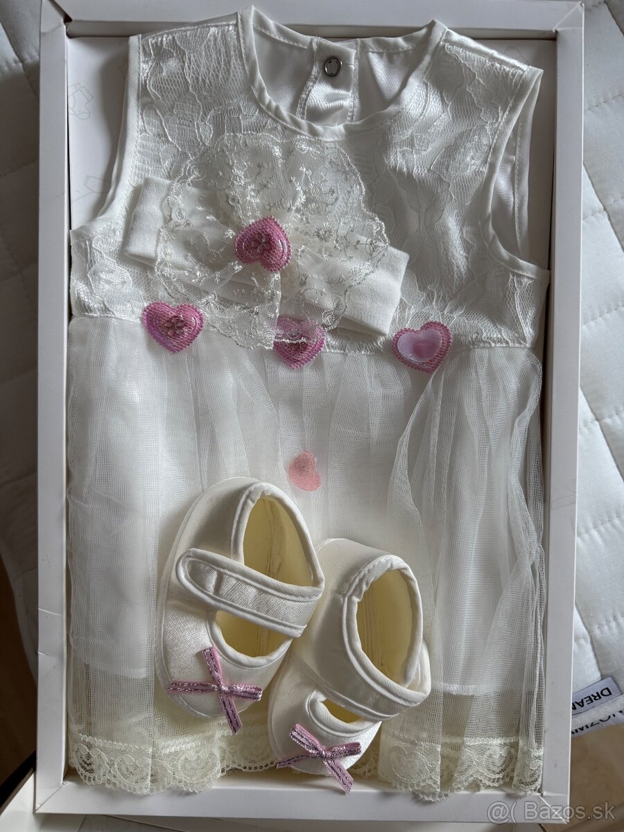 Oblečenie / set do krstu pre dievčatko