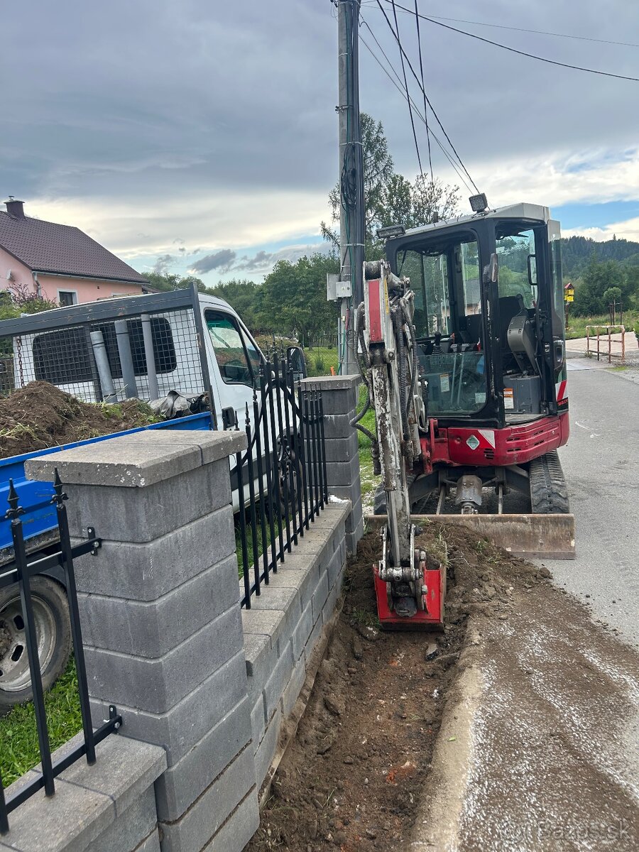 Požičiam prenajmem bager takeuchi tb23R