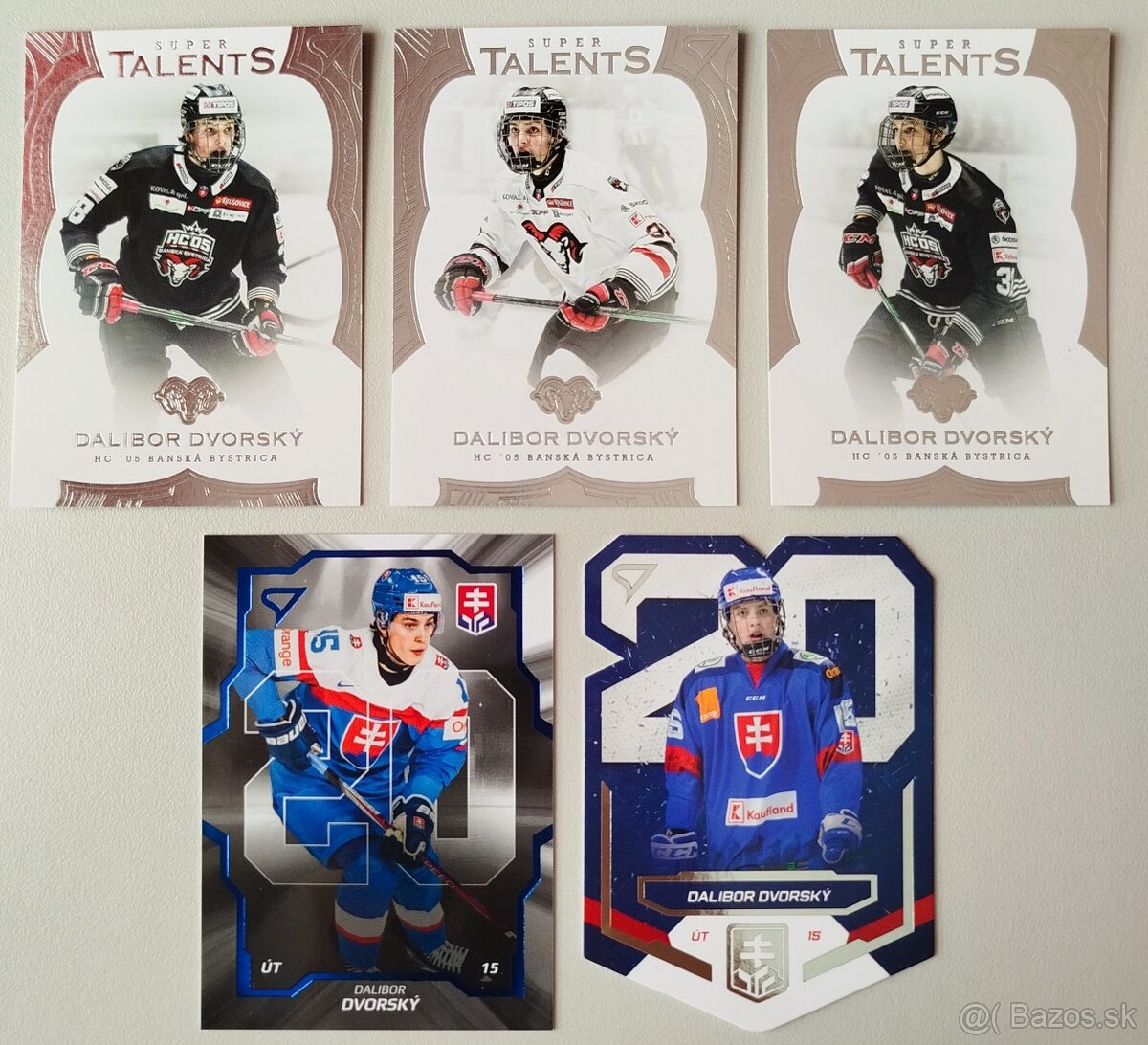 Hokejové kartičky HOKEJOVÉ SLOVENSKO + TL - Dalibor DVORSKÝ