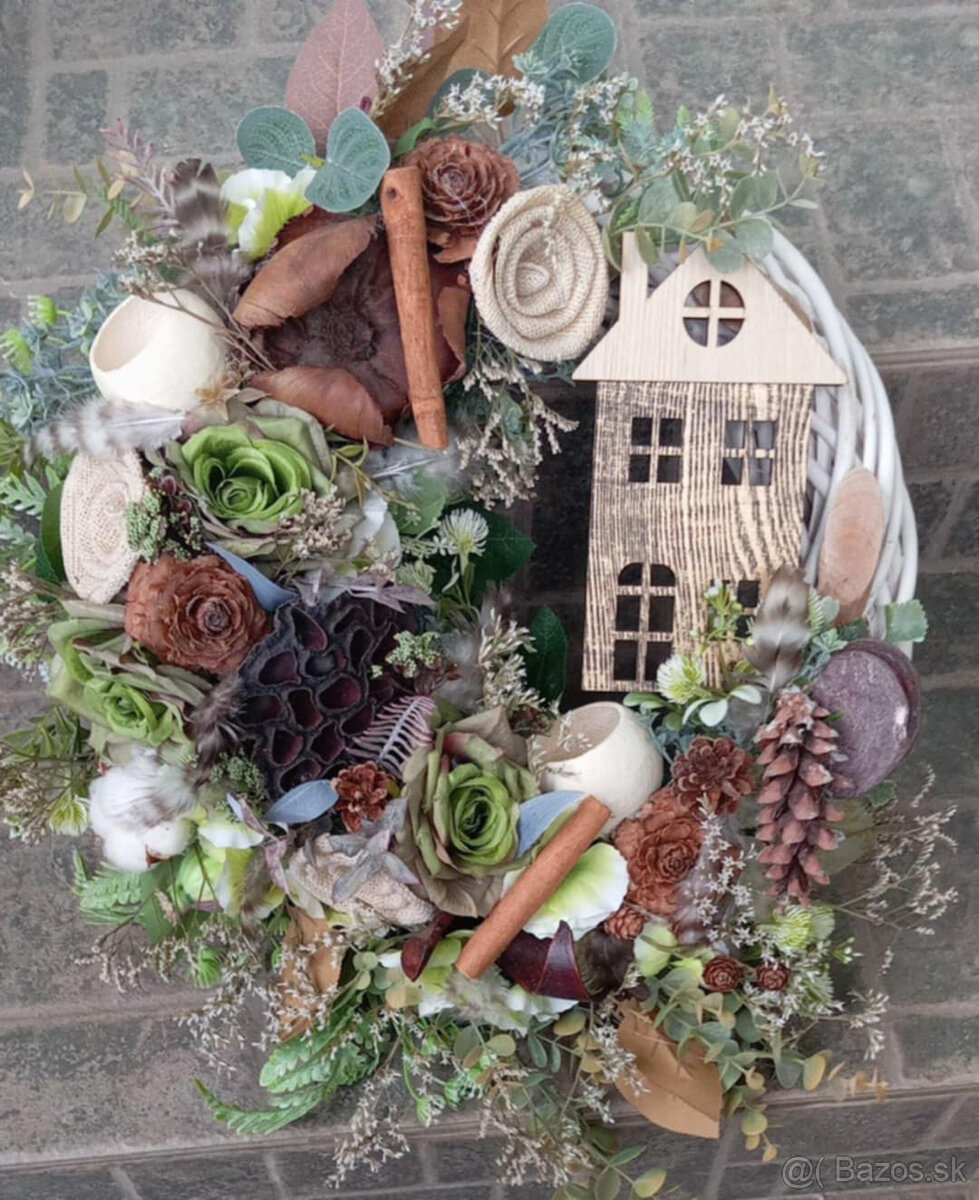 Zimny veniec na dvere