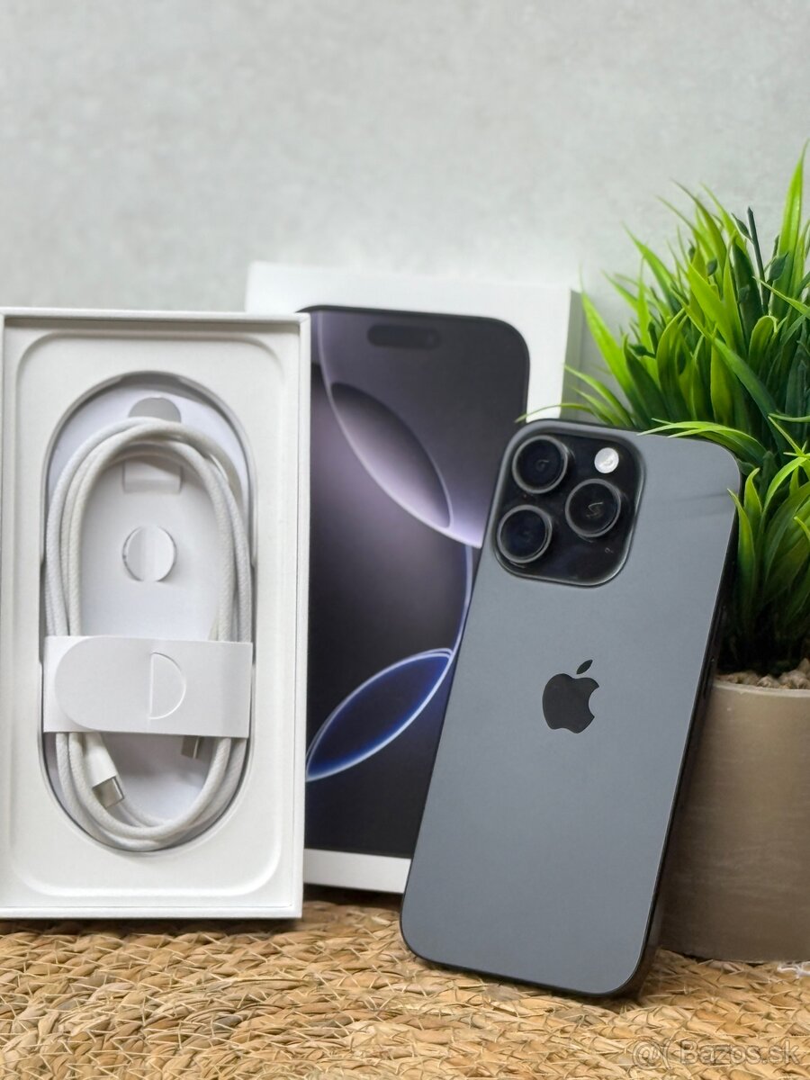 iPhone 16 Pro Black - 256 GB | 100 cyklov