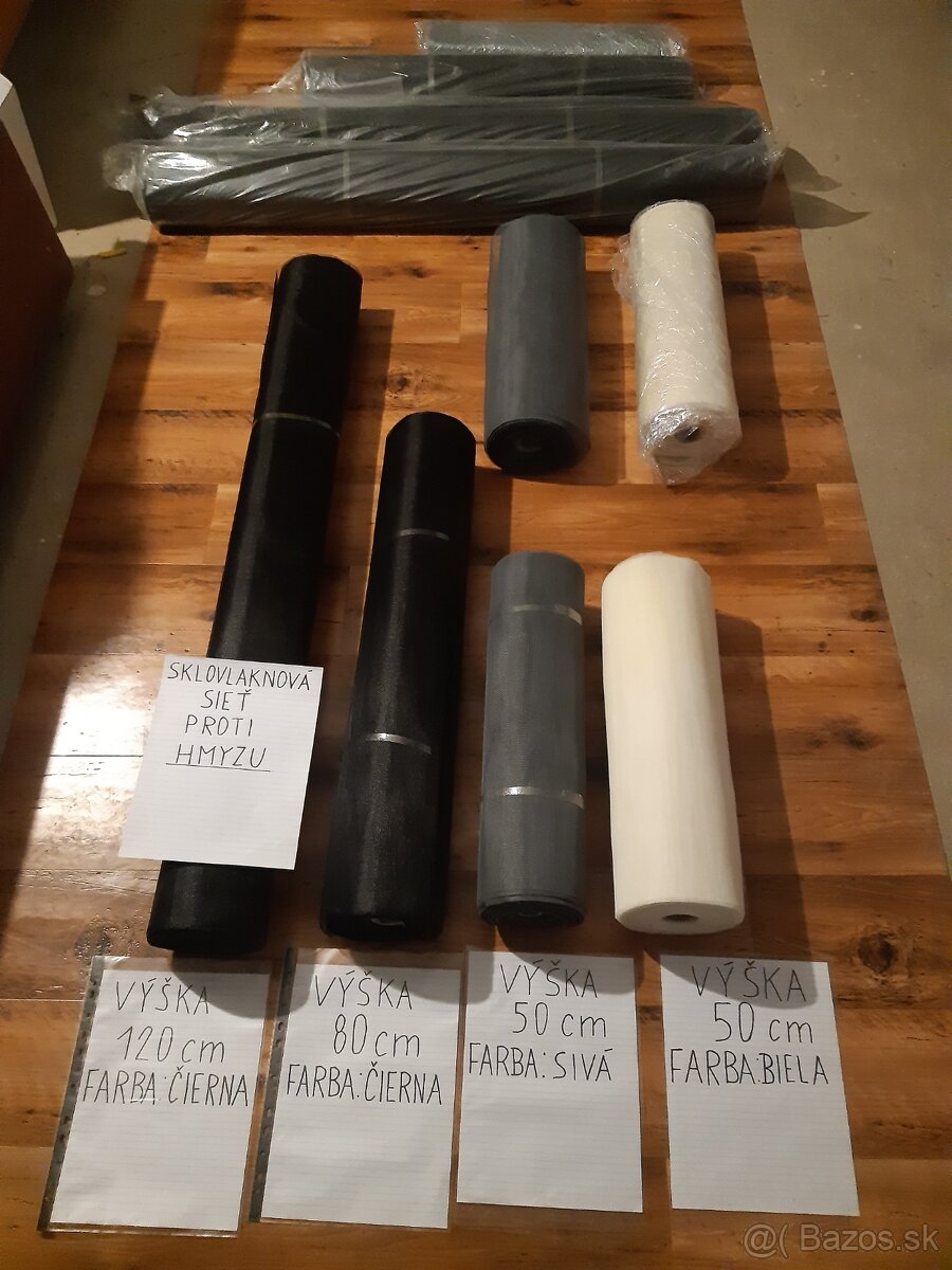 Sklovlaknova sieť proti hmyzu,okno,terasu,sušenie húb