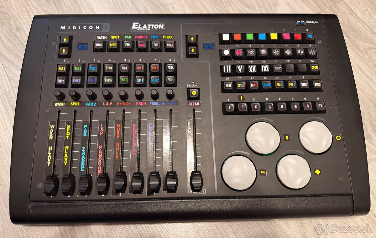 Predám MIDI Konzolu ELATION MIDICON 2