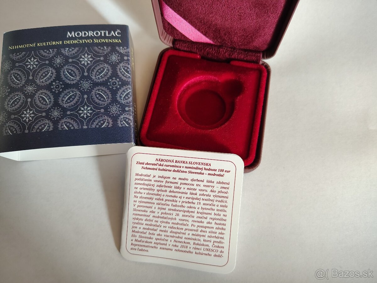 Príslušenstvo k 100 eur Modrotlač