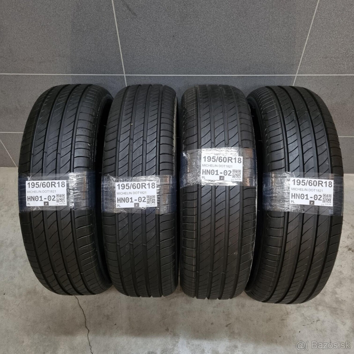 Letné pneumatiky 195/60 R18 MICHELIN DOT1821