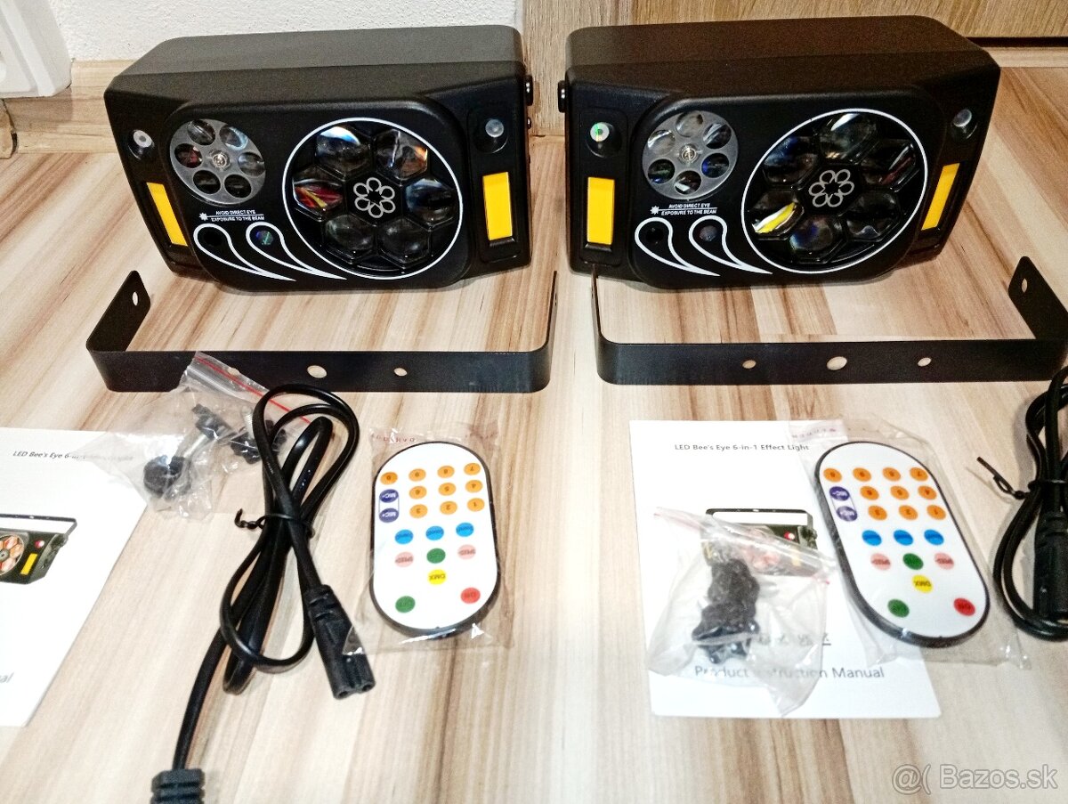 Svetelný efekt 6v1 80W