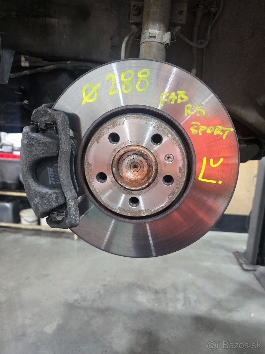 Brzdy , naprava skoda fabia rs