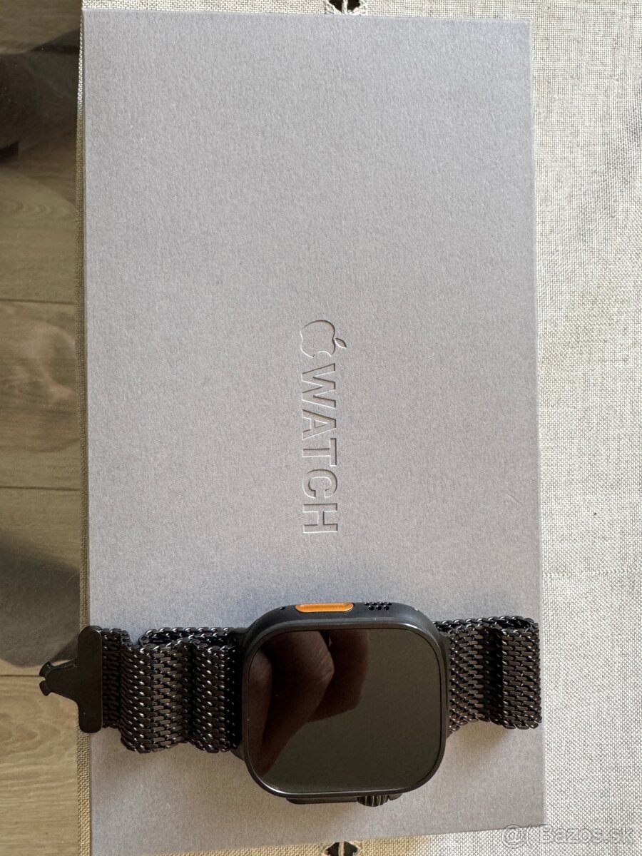 Apple Watch Ultra 2 Milánsky ťah Black edition