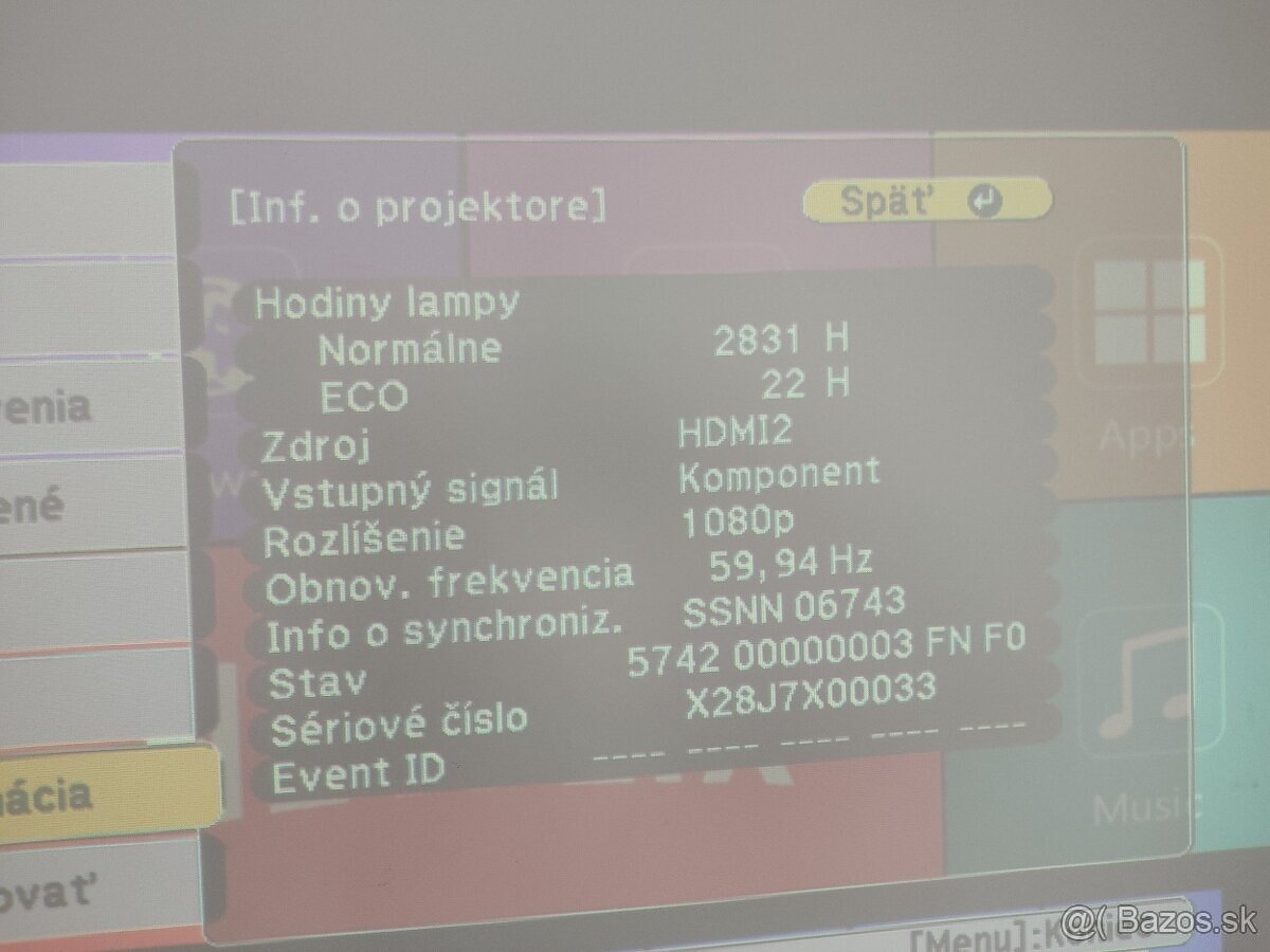 EPSON EB-695Wi SVIATOČNÁ AKCIA DO 11.5.