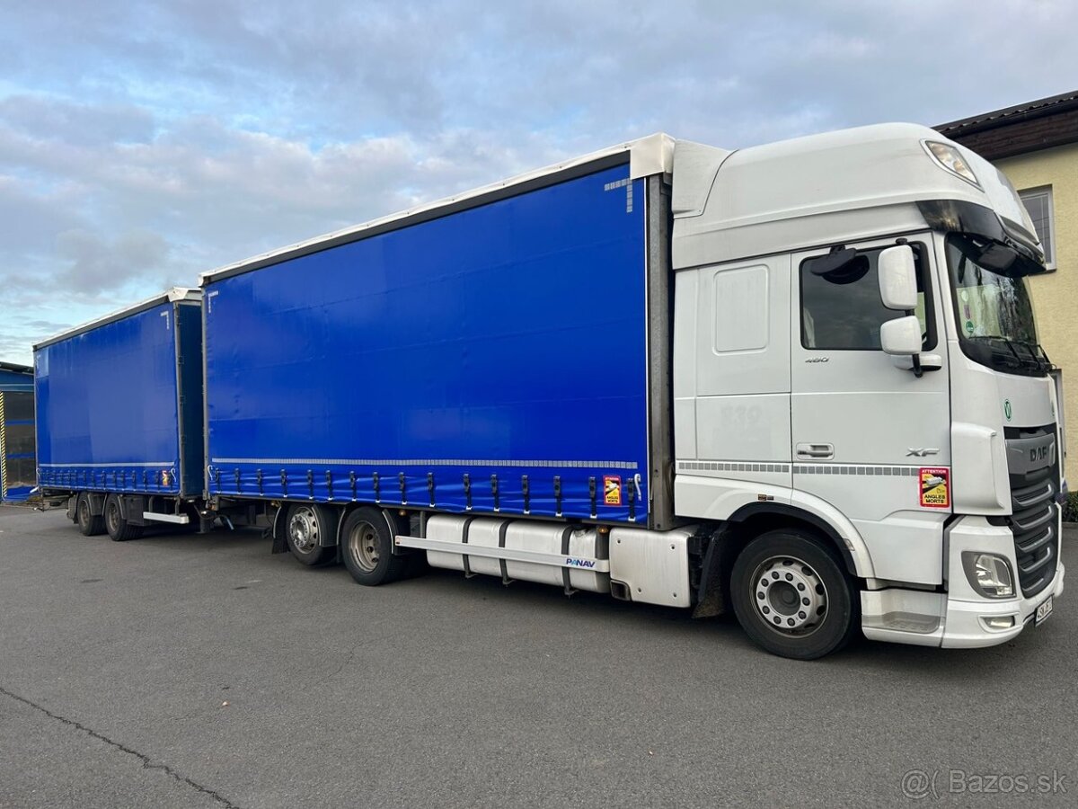 DAF XF 106.480 SUPERSPACECAB TANDEMOVÁ SOUPRAVA 120m3