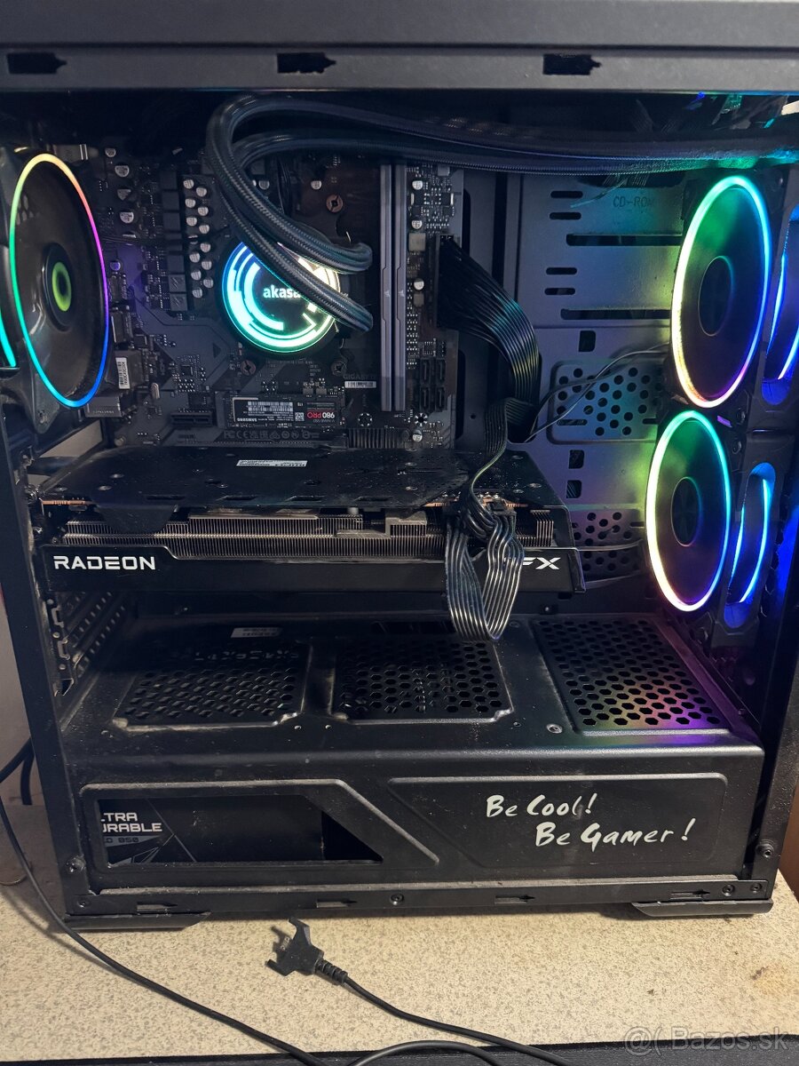 Herný PC – RX 7800 XT / Ryzen 9 7900X / 64GB DDR5 / 1TB SSD