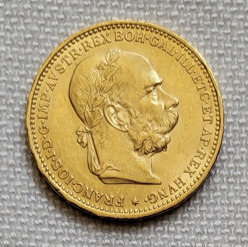 Zlaté rakúske 20 koruny Franza Jozefa I., 1893, 1894, 1897bz