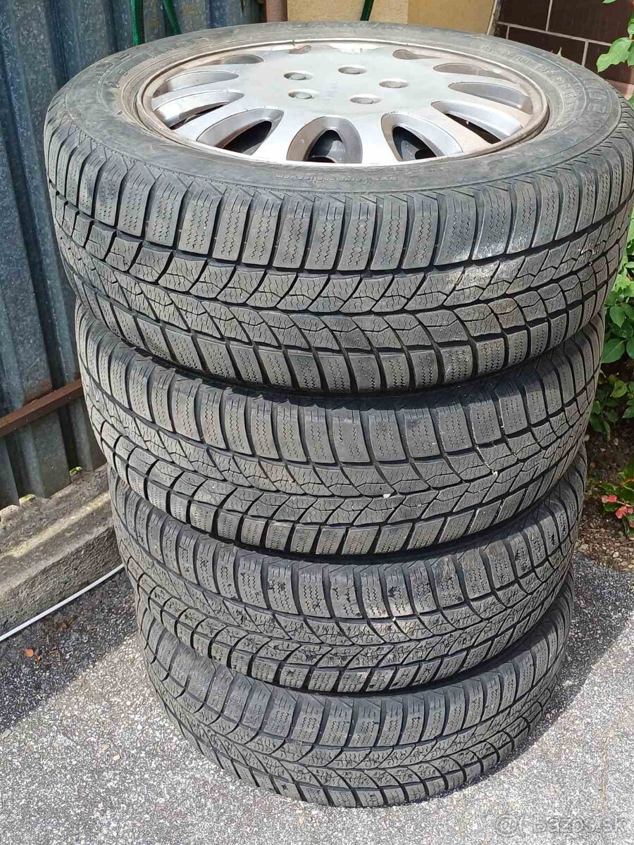 Zimné pneumatiky 205/60 R16 Barum Polaris 2 + plechové disky