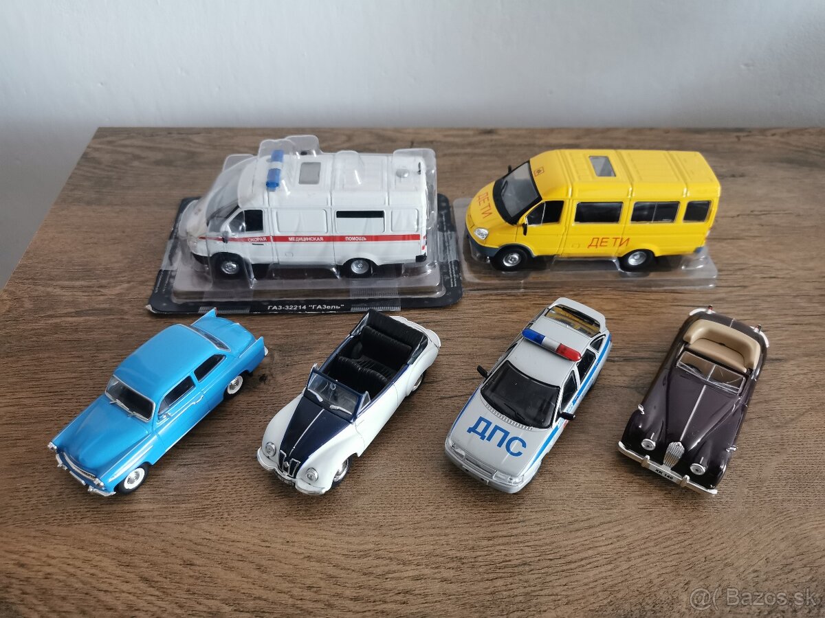 Poškodené modely áut 1:43 od DeAgostini