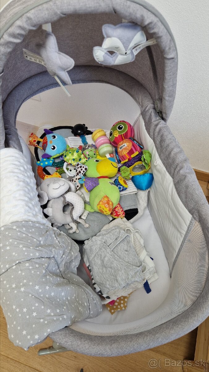 Koliska/ postielka Kinderkraft Lovi 3v1 Grey