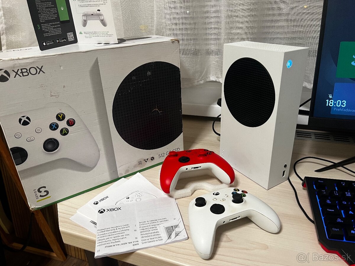 🎮 Xbox Series S – 512 GB SSD + 2 ovládače