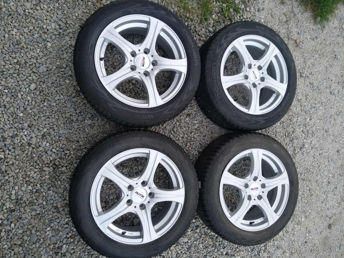 Alu 5 x 112 R 16 + zimné pneu NOKIAN.