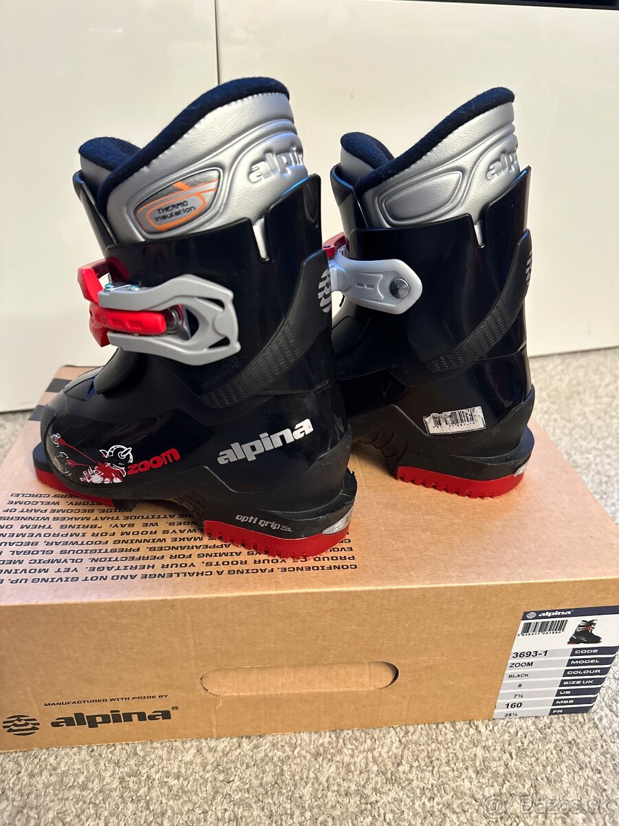 Detske lyziarky Alpina, vnutorna dlzka 16cm