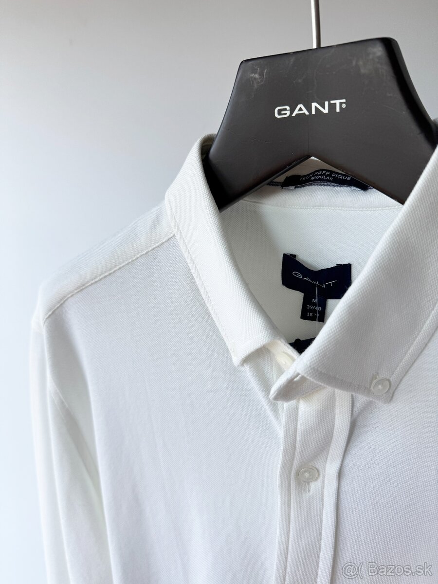 Nová GANT biela pánska košeľa s visačkami veľkost M