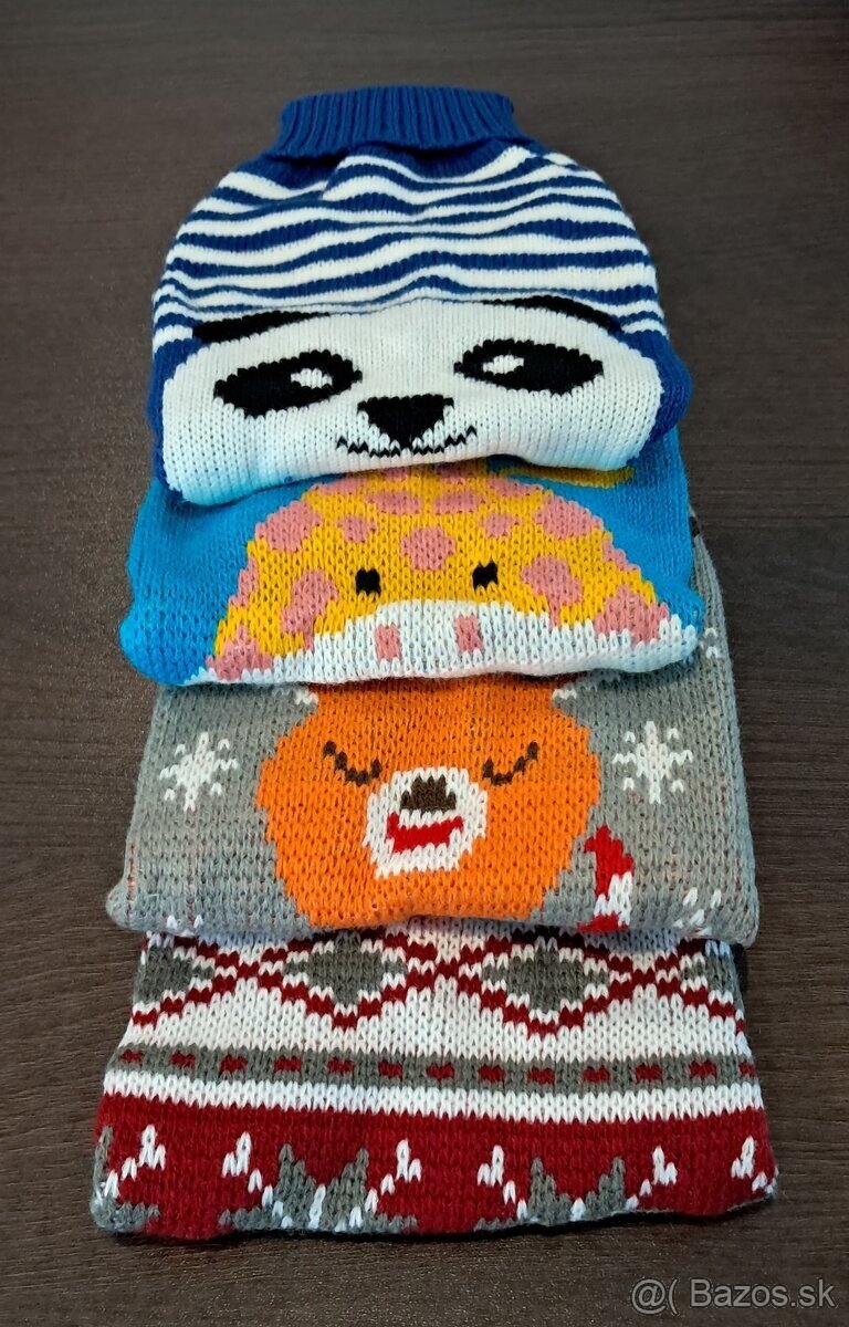 Pletený svetrík oblečenie pre šteniatko psíka