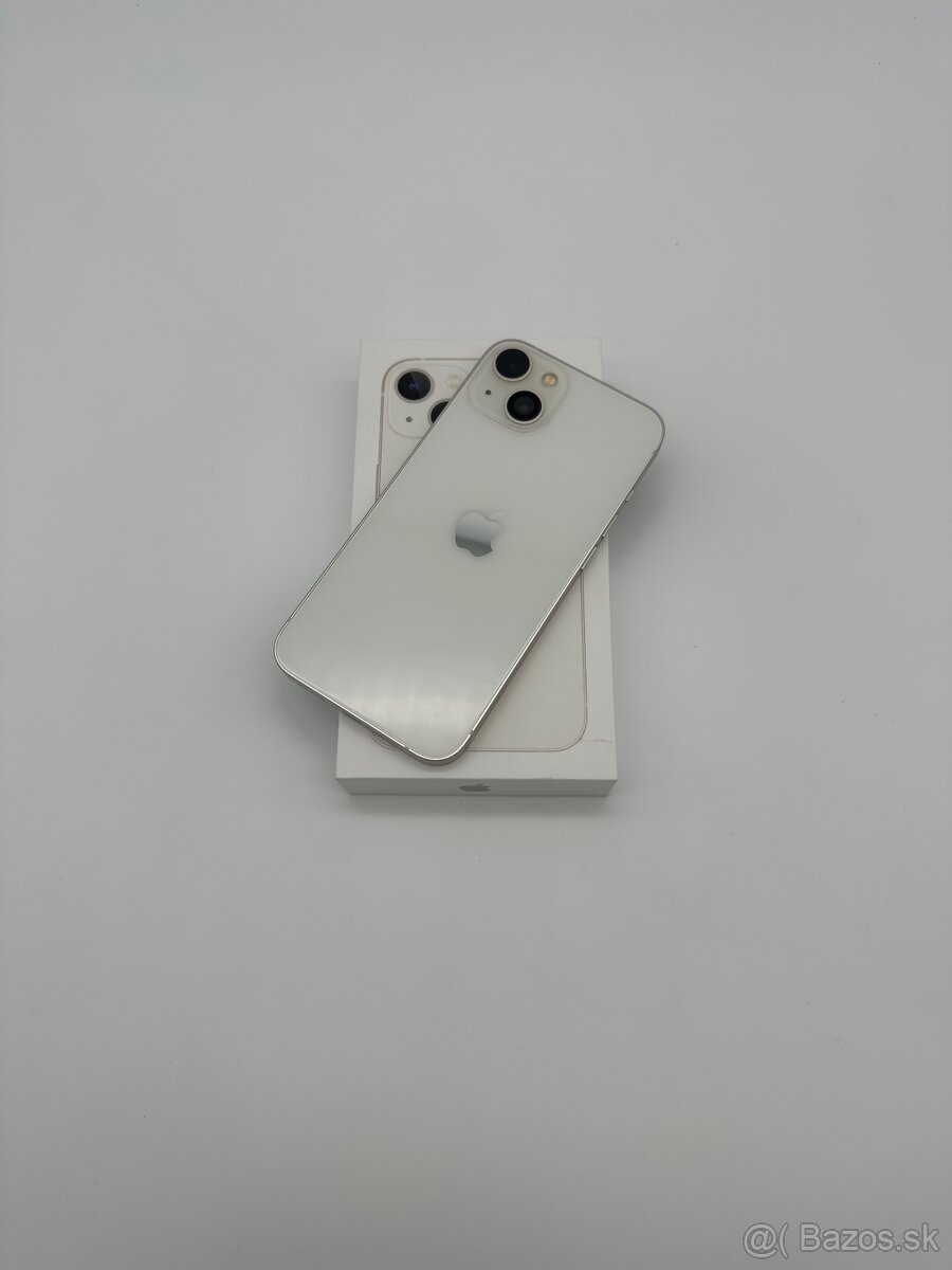 iPhone 13 128GB Starlight (100% Batéria) + ZÁRUKA