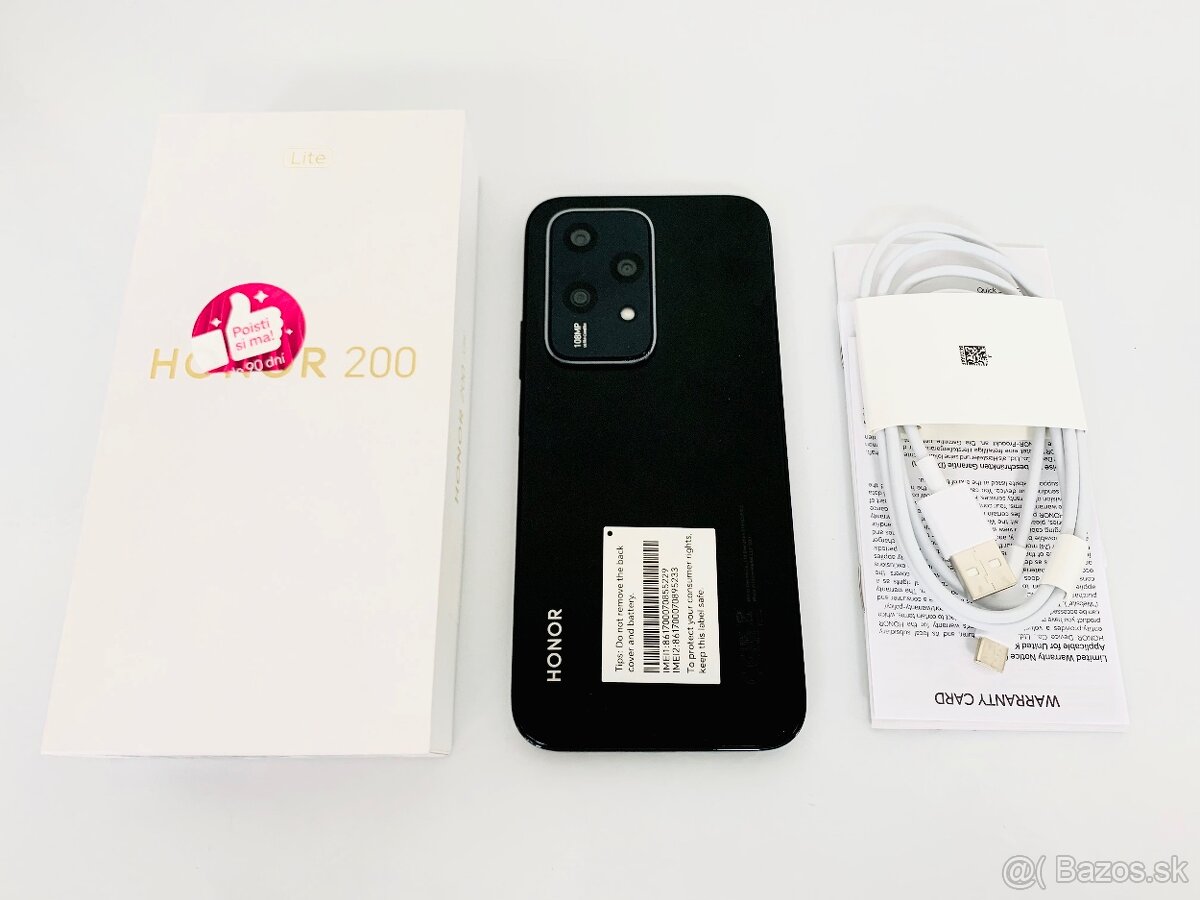 HONOR 200 Lite 256GB / 8GB RAM + záruka 1 rok
