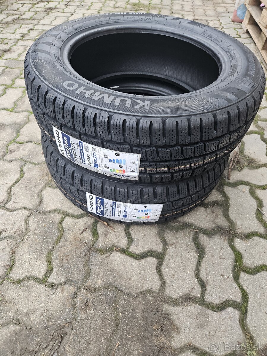 Pneumatiky 215/60 R17C Kumho Winter PorTran