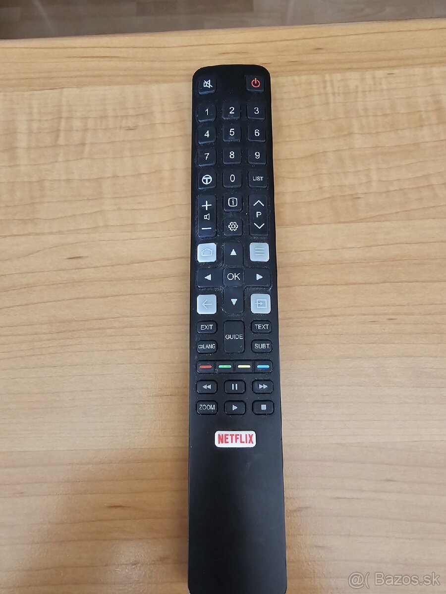 Ovladač na TV TCL značka