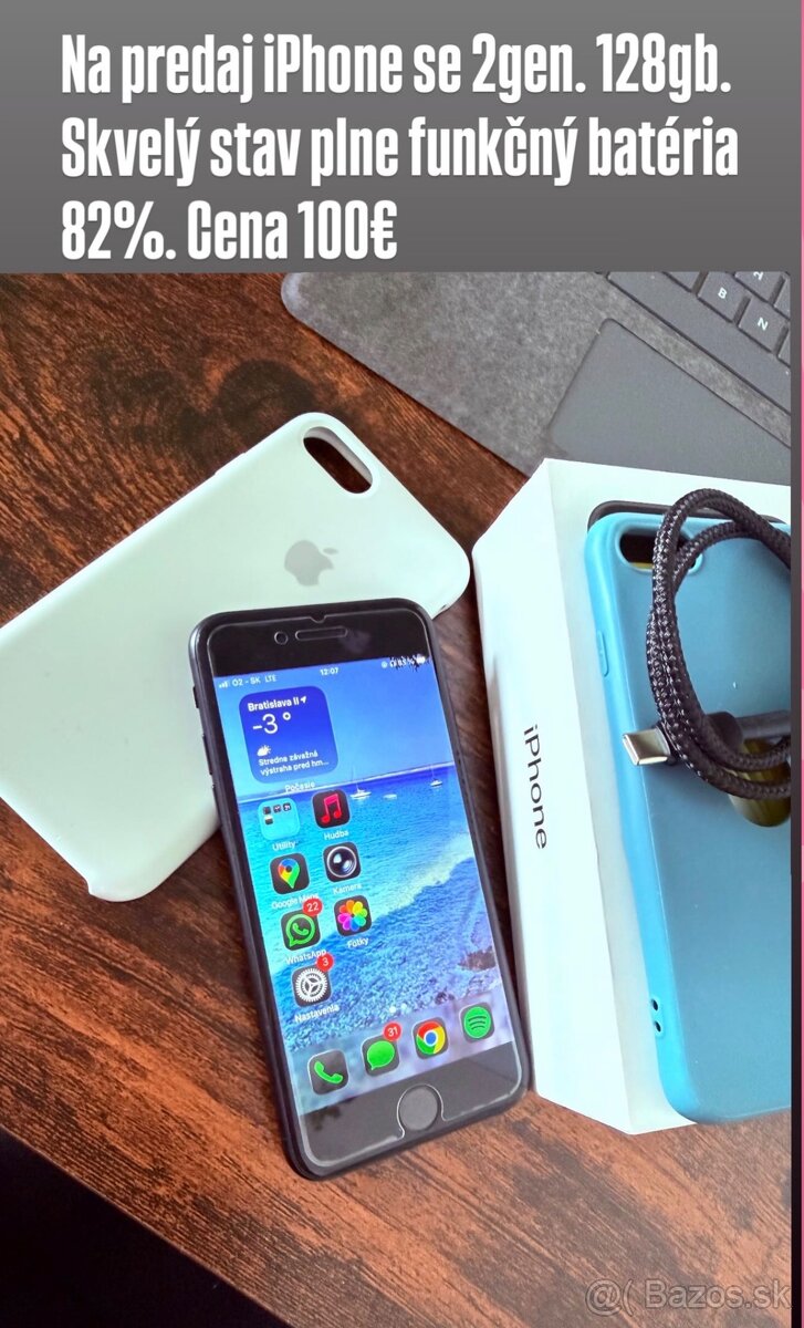 iPhone SE 2.gen 128gb.