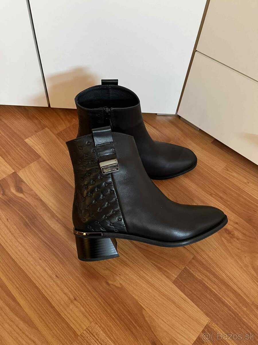 ETIMEĒ dámske kožené čižmy