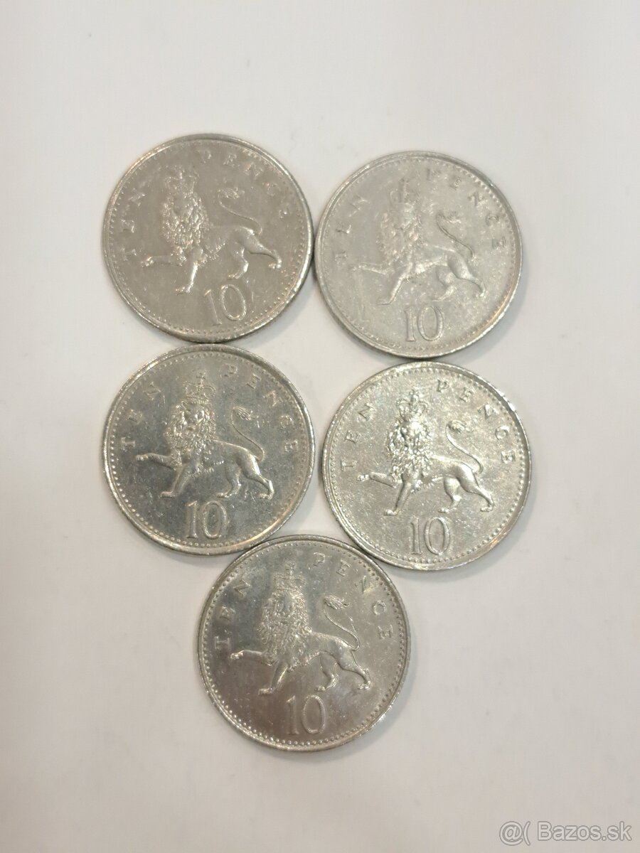 Mince 10 pence 1992
