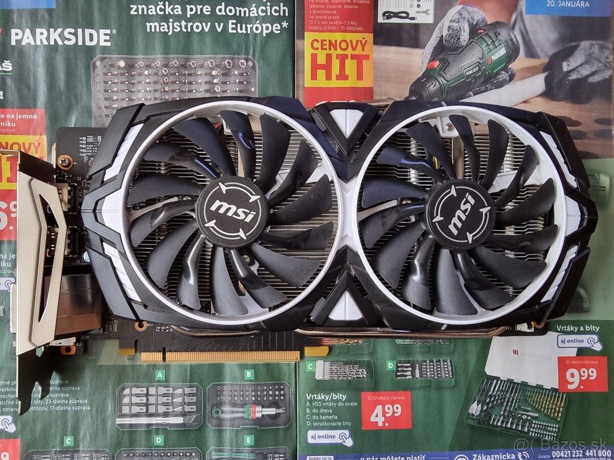 Predane-MSI GeForce GTX 1060 ARMOR 6G OCV1
