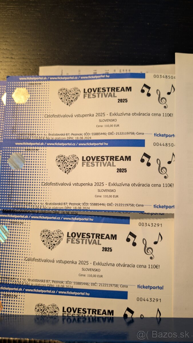 Lovestream 2025 - 3 dňová vstupenka Aktuálne