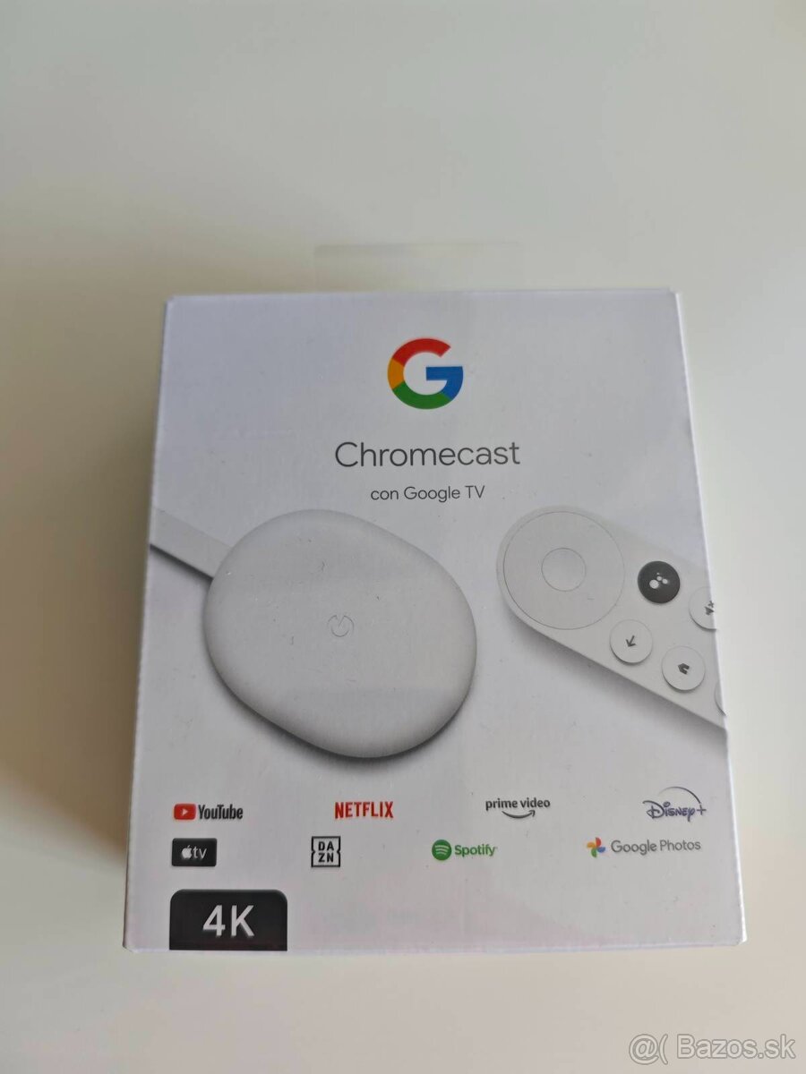 Chromecast 4 s adaptérom, 4K