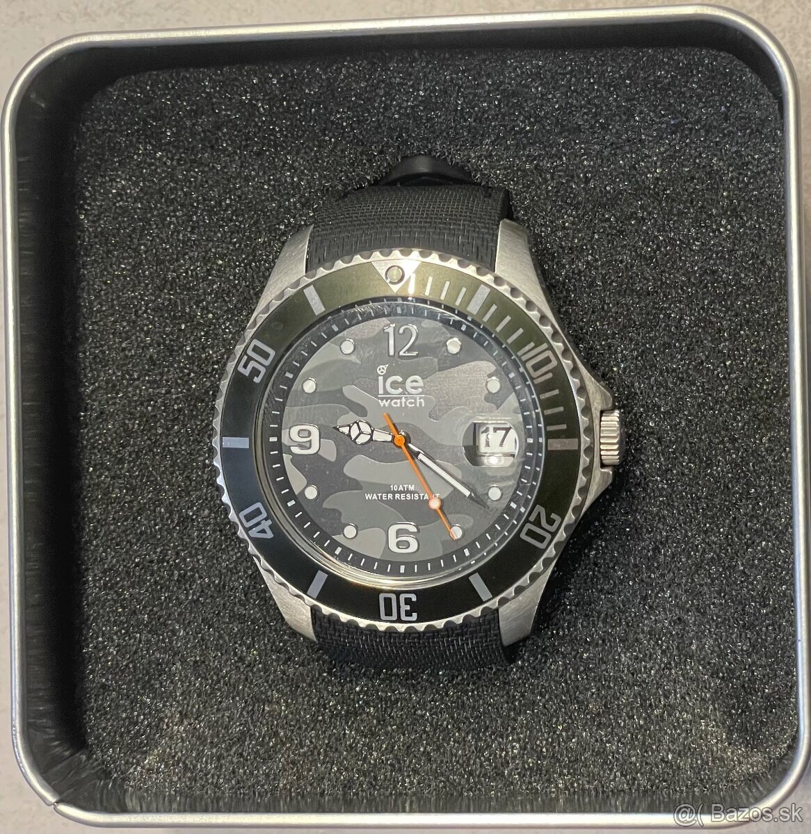 hodinky ice watch Steel black army XL