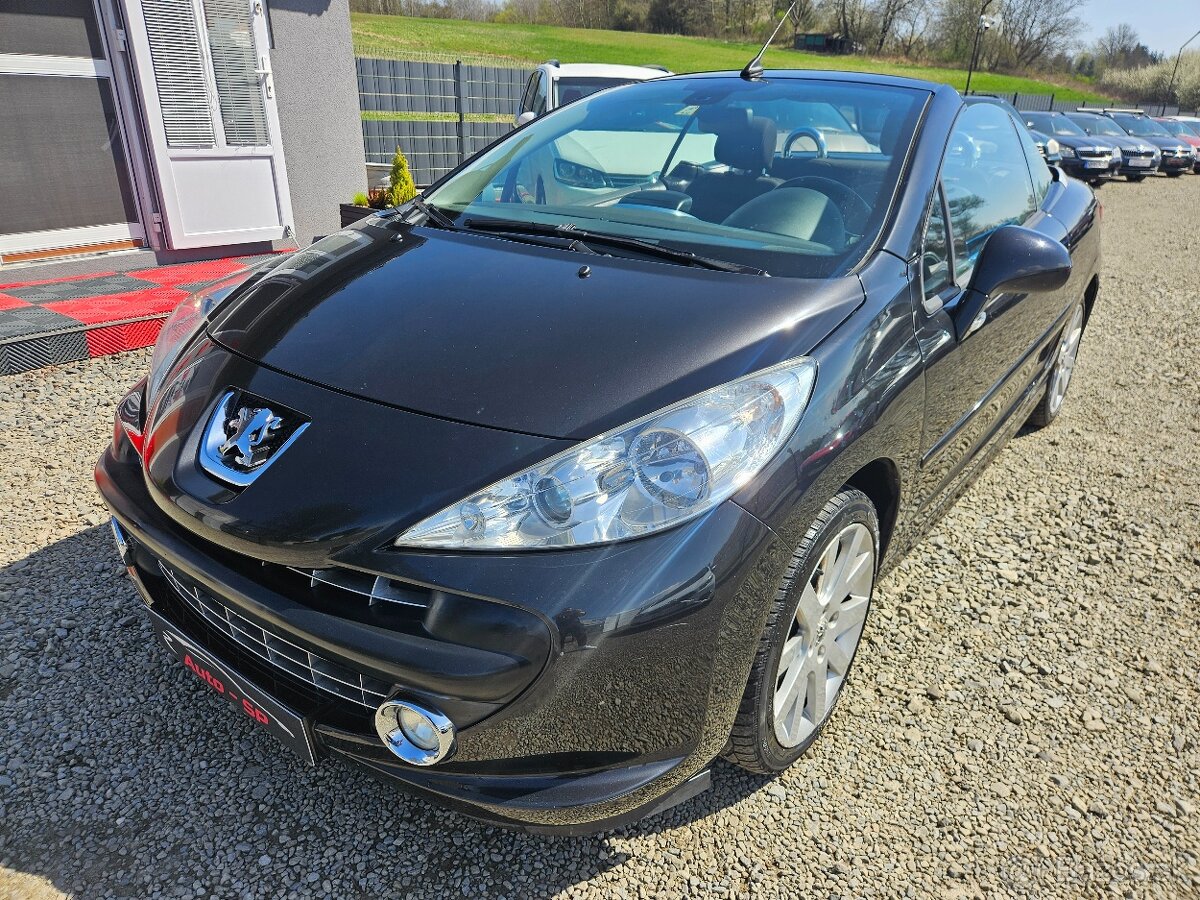 PEUGEOT 207 CC 1.6i BENZÍN CABRIO